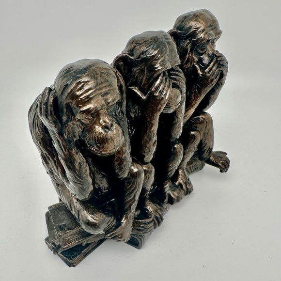 Hear-No evil, See-No evil, Speak-no evil Figurine - Picture 1 of 4
